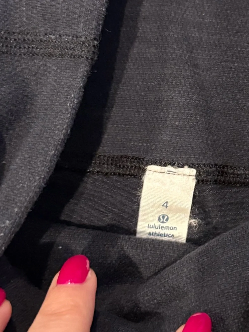 Lululemon High Waisted Heathered Deep Coal Leggings